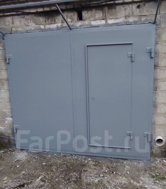 Изготовление и монтаж металлических гаражных ворот в Хабаровске