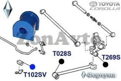 ������ ���� T102SV 14�� 48818-12070 ���������� T102SV ����