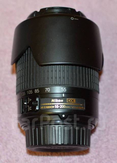 ニコン DX AF-S Nikkor 55-200mm f 4-5.6G ED… - レンズ(ズーム)