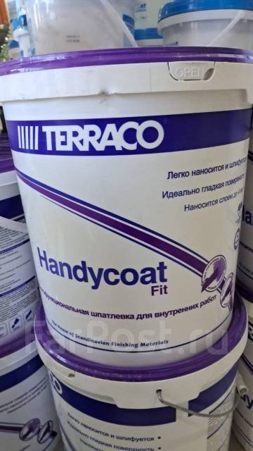 Шпатлевка готовая "Terraco" Хэндикоат FIT- 25кг, Хабаровск, в наличии ...