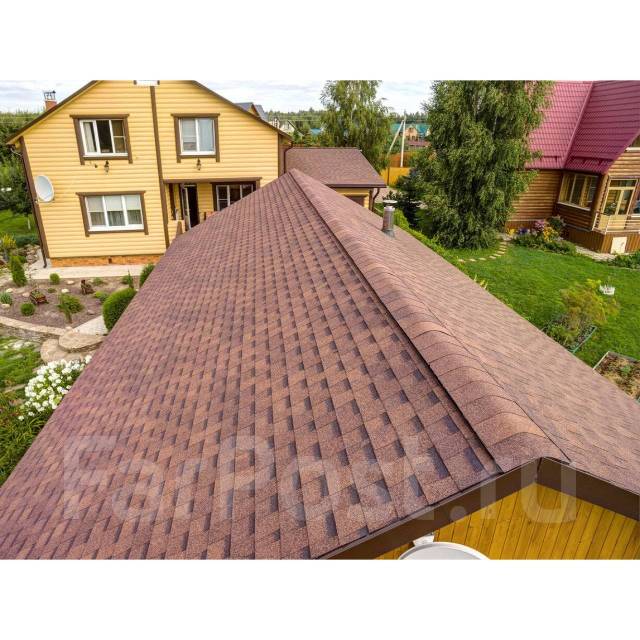 Многослойная гибкая Черепица Shinglas Кантри Аризона 2,6 мягкая кровля ...