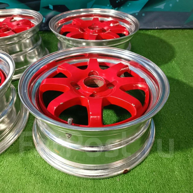 Разноширы Hart Racing! Old school! Ковка! R14, PCD 4-100, 14