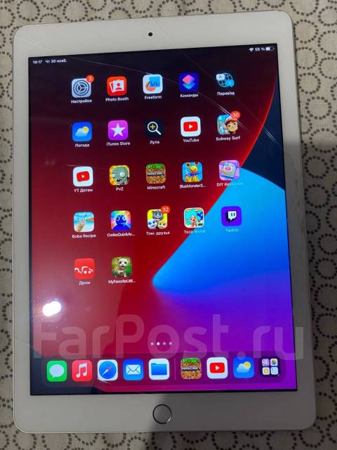 IPad 5 (2017) 32 Gb Wi-Fi, 9.7 дюймов, iOS, 32 гб, б/у, в наличии. Цена ...