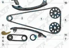 �������� ��� ������ ���� ��� Toyota 1AZ-FE/2AZ-FE 01- SAT TKTY301E TKTY301E ����