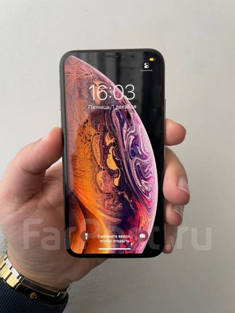 iPhone XS 256GB АКБ 90%, 5.80", моноблок, золотой, б/у, в наличии. Цена ...