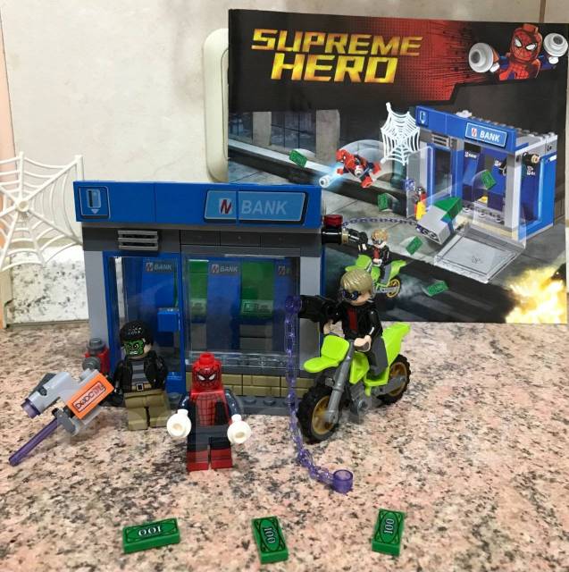 Конструктор аналог Lego Человек паук, б/у, в наличии. Цена: 500₽ во ...