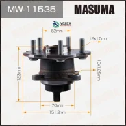 ������� � ����������� Toyota Harrier � ABS ����. Masuma MW11535 MW11535 ����