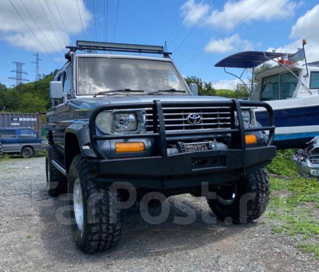 Передний силовой бампер АМЗ на Toyota Land Cruiser Prado 78