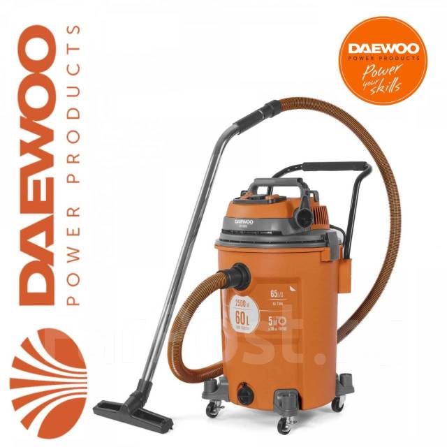 Пылесос промышленный Daewoo DAVC 6025S (60 л. 250 мбар, 3,2 кВт ...