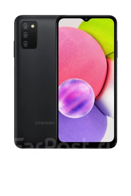 Samsung Galaxy A03s. �/�, 64 ��, ������, 4G LTE ����