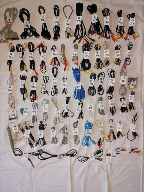 Кабеля, провода, переходники, щупы различные, б/у, в наличии. Цена: 300 ...