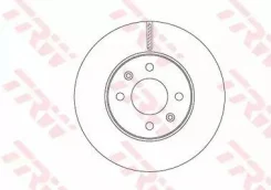 ���� ��������� �������� Hyundai Solaris 10�- KIA RIO III 11- ([256x22] 4 ���. ) DF6794 DF6794 ����