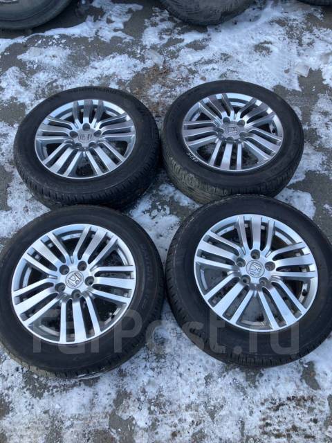 Литые диски R17 5x114.3 6.5 ET55 Honda, 17", 1 шт, 4 шт, б/у, в наличии ...