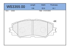������� ��������� �������� | ����� | Toyota Auris 06/Corolla (E14) 06/Rav 4 06/IQ 09 Jeenice WS335500 WS335500 ����