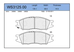 ������� ��������� �������� | ����� | Nissan Almera 1.6 6 Jeenice WS312500 WS312500 ����