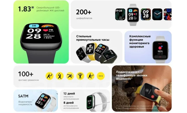 Redmi Watch 3. IP68 ����