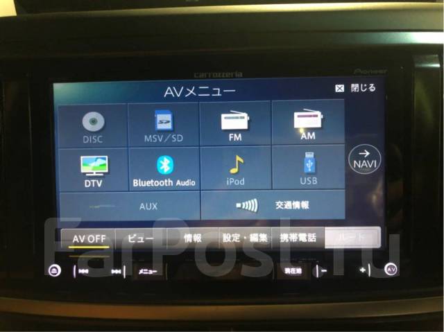Pioneer Carrozzeria DEH-970 1DIN Bluetooth USB-устройство основной блок автомоби