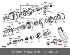 ��������� �������� 90363-35030 LC80 Toyota 9036335030 ����