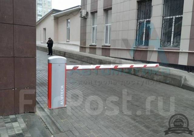 Шлагбаум Alutech, установка, автоматизация, обслуживание во Владивостоке
