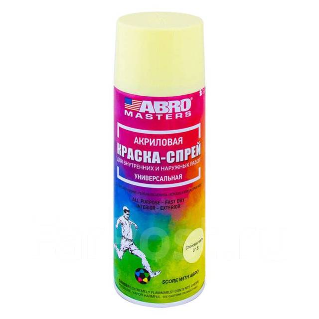 Спрей ABRO Masters, слоновая кость, 400 мл, в наличии. Цена: 233.25₽ во ...