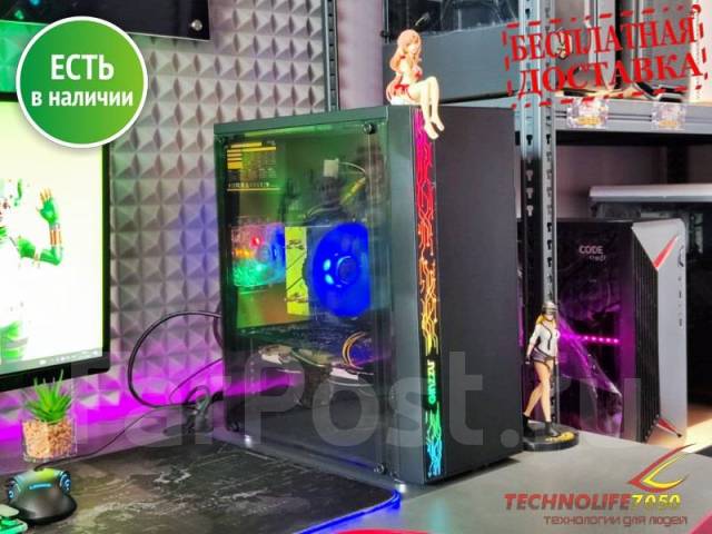 Игровой ПК Ryzen 3 3200G/ GTX 1070 8GB/ DDR4 16GB/ SSD 512 GB, новый, в ...