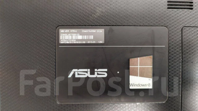 Asus K75VJ. 17.3", 3,1����, ��� 4 ��, WiFi: 1, Bluetooth: 1 ����