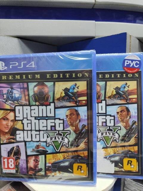 GTA 5 (PS4) / Grand Theft Auto V - (PS4, Рус. суб. ) Новая, в наличии.  Цена: 2 799₽ во Владивостоке