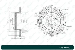 ���� ��������� ��������������� ������������� G-brake GFR-02291L ����� Gbrake GFR02291L GFR02291L ����