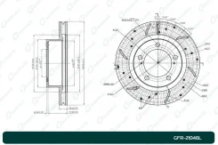 ���� ��������� ��������������� ������������� G-brake GFR-21046L ����� Gbrake GFR21046L GFR21046L ����