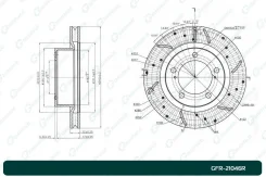 ���� ��������� ��������������� ������������� G-brake GFR-21046R ������ Gbrake GFR21046R GFR21046R ����