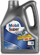 Mobil Super 2000 X3. 5W-40, �����������������, 4��. ����