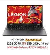 Lenovo Legion. 16", 5,1����, ��� 32 ��, ���� 2 000���, WiFi: 1, Bluetooth: 1, ����������� �� 6��. ��� ����� �� ���������� ����