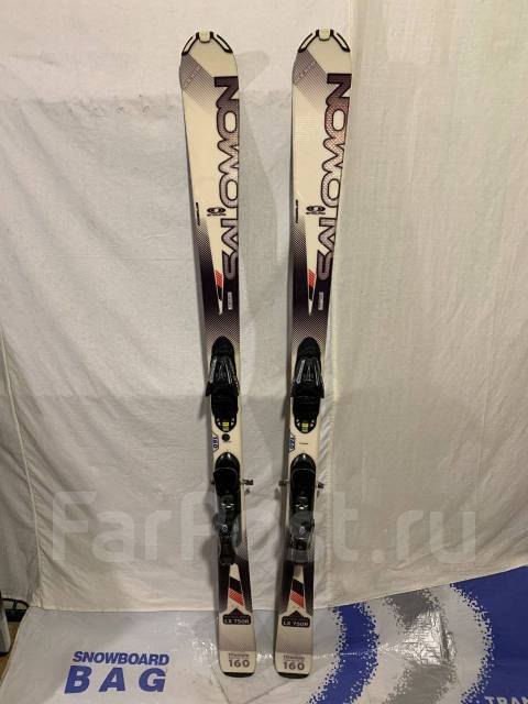 Карвинговые лыжи бу из Японии Salomon 160 см, Трассовые (Carving), 160 ...