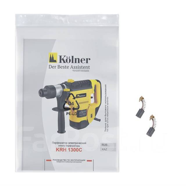 Перфоратор Kolner KRH 1300C с вертикальным двигателем, 6,8 Дж, SDS-плюс ...