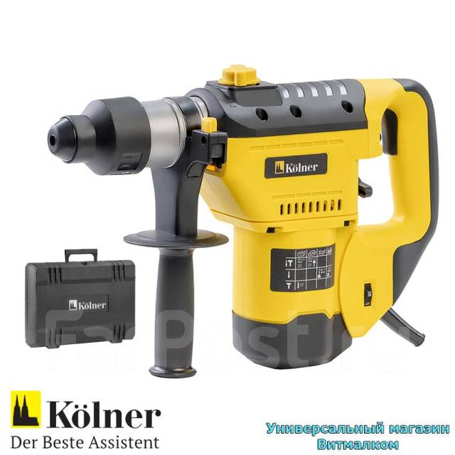 Перфоратор Kolner KRH 1300C с вертикальным двигателем, 6,8 Дж, SDS-плюс ...