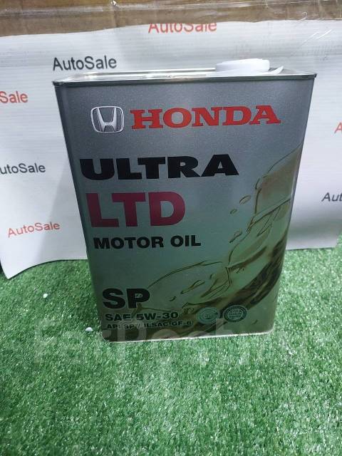 Honda Масло моторное Ultra LTD 5W-30 SP 4L, 4,00 л. бензин, 4-тактный ...