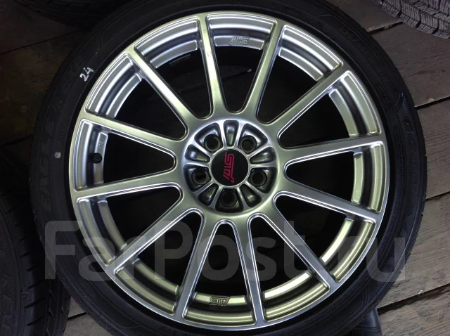 Литьё оригинал Subaru STI R18 5x100 made in Japan Enkei MAT технология ...