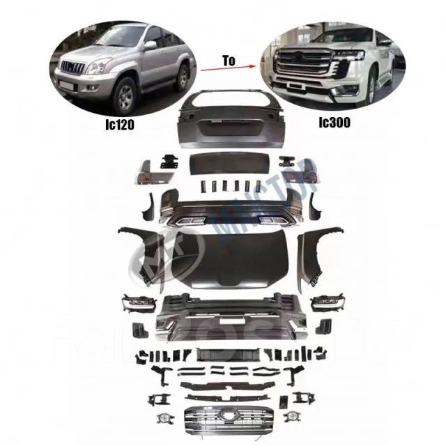 Рестайлинг комплект на Toyota Prado 120 купить во Владивостоке по цене ...