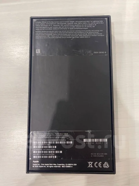 Apple iPhone 12 Pro Max. �/�, 128 ��, �����, 3G, 4G LTE, 5G, NFC ����