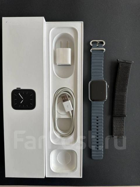 Apple Watch 5 44mm, умные часы, б/у, в наличии. Цена: 10 000₽ во ...