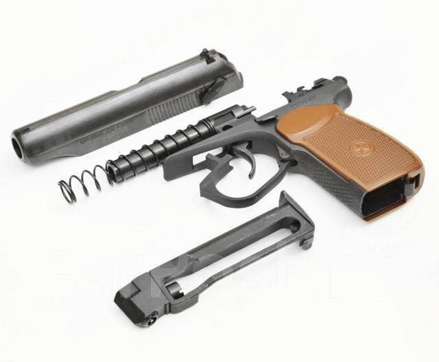 Пистолет пневматический МР-654К-20 фальшглушитель, сигнал охотника ПМ ...