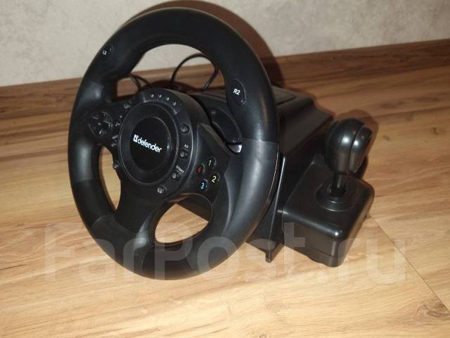 Игровой руль Defender Forsage Drift GT, б/у, в наличии. Цена: 3 000₽ во ...