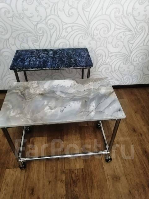 Стол из натурального камня, журнальный столик, столешницы из мрамора ...