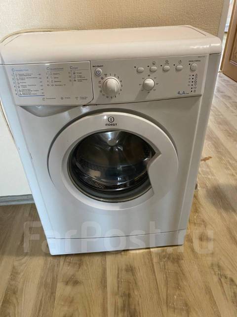 Стиральная машинка, Indesit, 4,0 кг, б/у, в наличии. Цена: 3 000₽ в ...