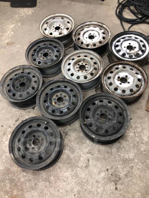 R14 штампы на ваз, лада, 14", 16 шт, 4x98, штампованные, 1 шт, б/у, в ...