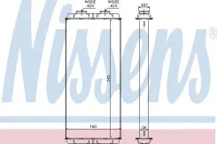 �������� �����! 345x160x26 MB Atego 98 Nissens 72048 72048 ����
