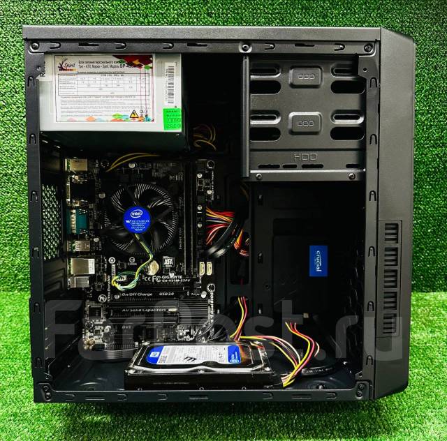 Системный блок для дома и офиса (I3 - 4170, 8Гб, 120 SSD + 500 HDD), б ...
