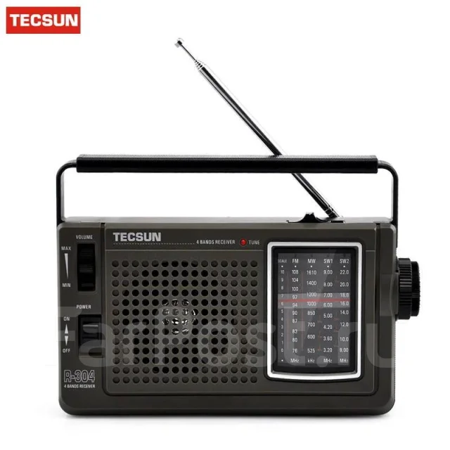 Радиоприемник Tecsun R-304P, новый, в наличии. Цена: 3 500₽ во Владивостоке