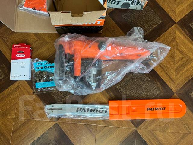 Пила цепная электрическая Patriot, б/у, в наличии. Цена: 3 500₽ во ...