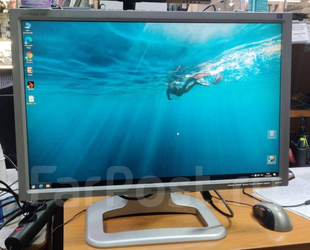Монитор 24" Samsung 244T, VGA, DVI, 1920 x 1200, ЖК (LCD, LED, QLED ...